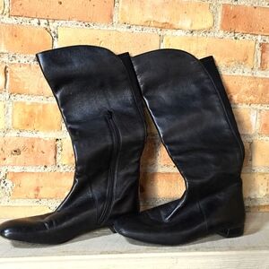 Stuart Weitzman Tall Black Boots 8 1/2